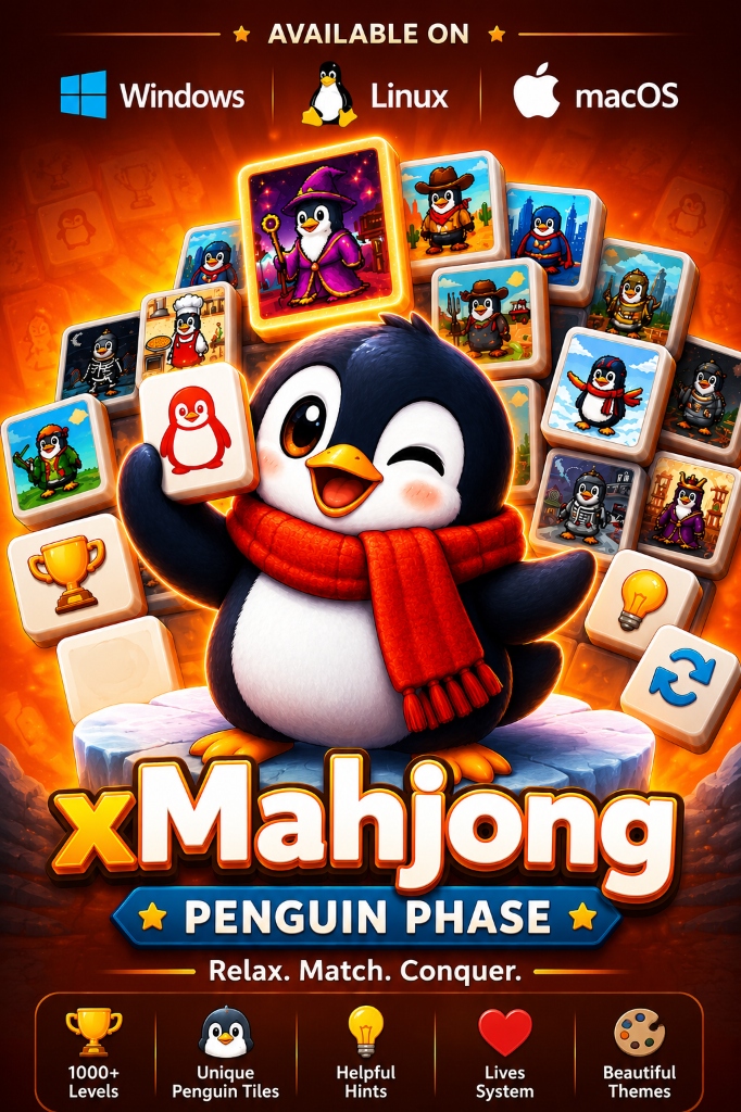 xMahjong Penguin Phase Official Poster Banner